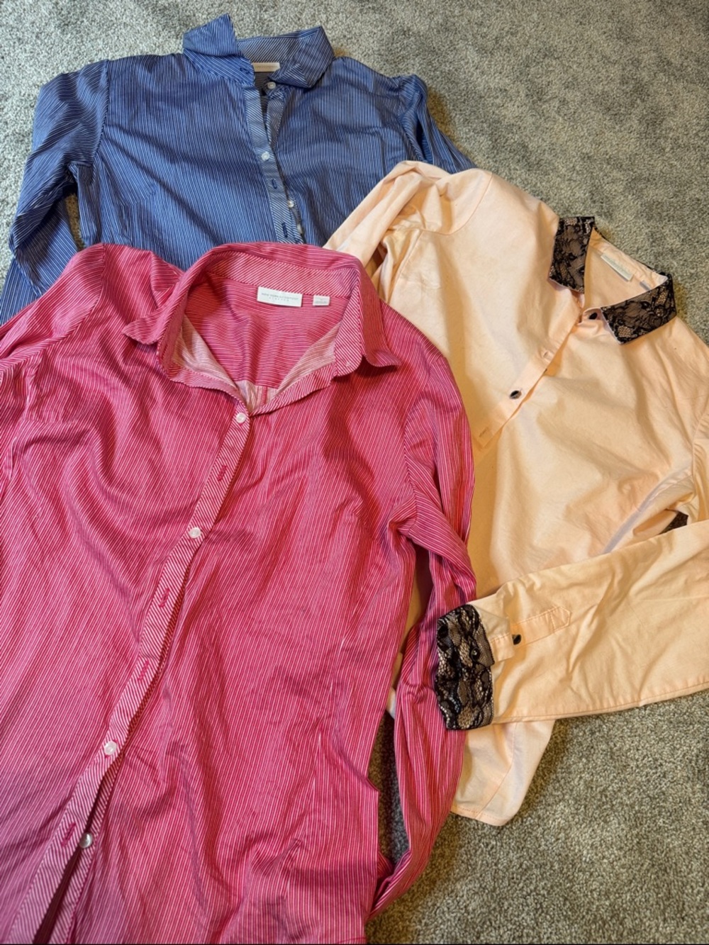 Set of 3 New York & Company Button Down Tops